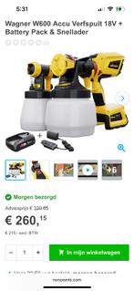 Wagner w600 verf spuit, Ophalen of Verzenden, Zo goed als nieuw, Overige typen