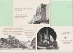 4 x mooie getekende kaarten uit Israël / Jerusalem., Verzamelen, Ansichtkaarten | Buitenland, 1960 tot 1980, Ongelopen, Buiten Europa