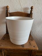 IKEA Muskot Bloempot - Wit, Rond, Binnen, Ophalen of Verzenden, Zo goed als nieuw