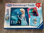 Frozen Puzzels - 3 stuks, Ophalen of Verzenden, Meer dan 50 stukjes, Zo goed als nieuw, 4 tot 6 jaar