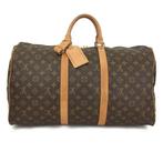 Louis Vuitton Keepall 50, Minder dan 35 cm, Ophalen of Verzenden, Bruin, Zo goed als nieuw