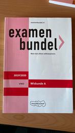 Examenbundel wiskunde A 2019-2020, Ophalen of Verzenden, VWO, Zo goed als nieuw, Wiskunde A