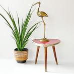 xl messing KRAANVOGEL koper ibis Mid Century vogel flamingo, Antiek en Kunst, Ophalen of Verzenden, Koper