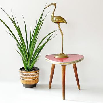 xl messing KRAANVOGEL koper ibis Mid Century vogel flamingo beschikbaar voor biedingen