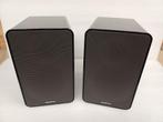 1 paar zwarte compacte Onkyo 2weg speakers + 3.5m speakerkab, Overige merken, Ophalen of Verzenden, Zo goed als nieuw, 60 tot 120 watt