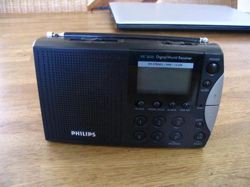 Philips wereldontvanger type AE 3650, Audio, Tv en Foto, Radio's, Gebruikt, Wereldontvanger, Ophalen of Verzenden