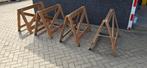 Houten schragen, Ophalen, Gebruikt, 70 tot 120 cm, Inklapbaar