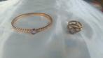 Melano sieraden, armband en ring + verwisselbare steentjes, Ophalen of Verzenden, Zo goed als nieuw, Zilver, Zilver