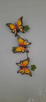 Decoratie aardewerk (wand vlinders), Ophalen, Zo goed als nieuw