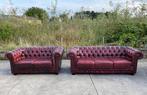 Chesterfield Set 3 + 2 Zits !!!, Ophalen of Verzenden, Gebruikt, 75 tot 100 cm
