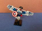 Lego Marvel Minifiguur - Captain America (Sam Wilson), Ophalen of Verzenden, Zo goed als nieuw, Complete set, Lego