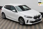 BMW 1-serie 118i M-Sport Climate LED Cruise PDC BTW !, Gebruikt, Zwart, Leder en Stof, Wit