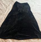 Alembika Luxe zwart velour rok 42, Kleding | Dames, Rokken, Verzenden, Zwart, Maat 42/44 (L), Zo goed als nieuw