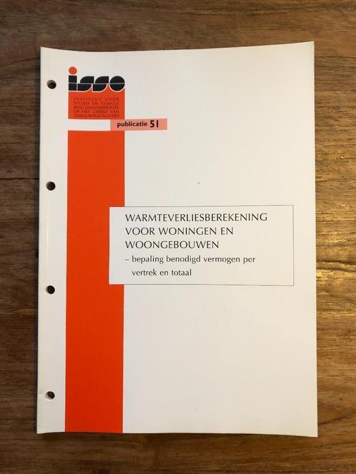ISSO 51 Warmteverliesberekening voor woningen (2001), Boeken, Techniek, Zo goed als nieuw, Installatietechniek, Ophalen of Verzenden
