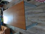 groot bureaublad met staanders. 200 cm bij 80 cm, Huis en Inrichting, Bureaus, Ophalen of Verzenden, In hoogte verstelbaar, Zo goed als nieuw