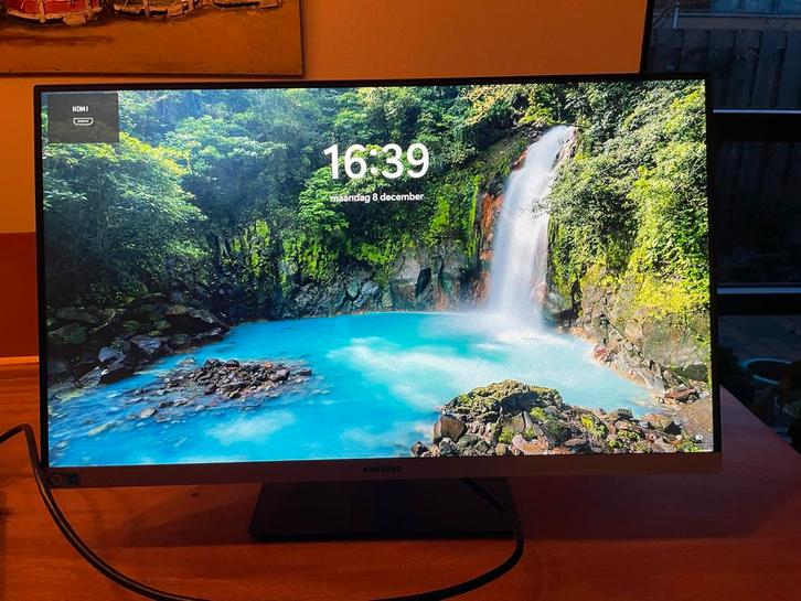Samsung S24R650FDU 24 inch Full HD Monitor, Computers en Software, Monitoren, Gebruikt, 60 Hz of minder, HDMI, Gaming, In hoogte verstelbaar