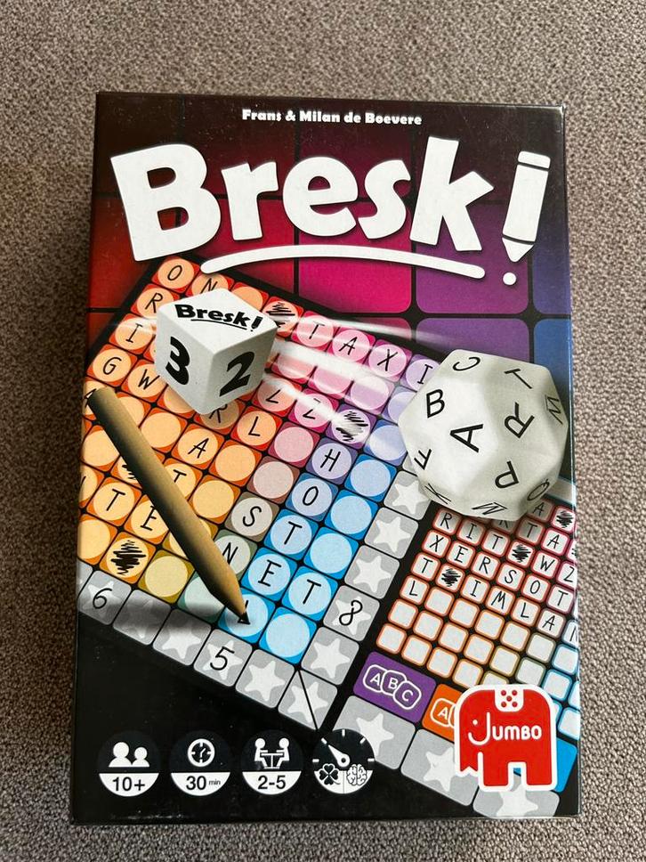 Bresk - JUMBO - dobbelspel nog NIEUW in doos, Hobby en Vrije tijd, Gezelschapsspellen | Kaartspellen, Nieuw, Ophalen of Verzenden