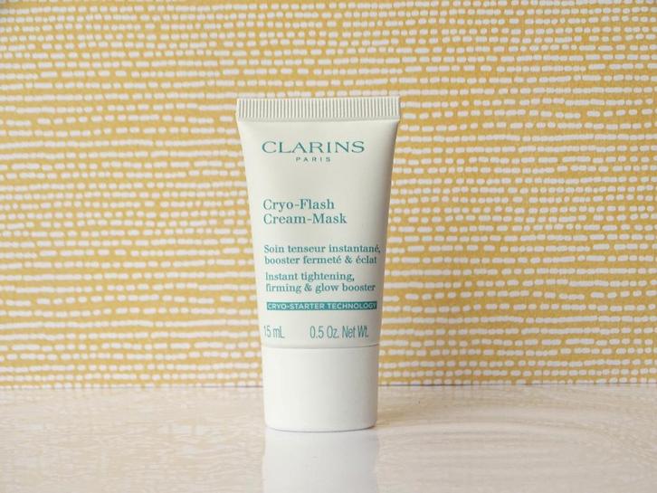 Clarins Cryo-Flash Cream-Mask 15ml, Sieraden, Tassen en Uiterlijk, Uiterlijk | Gezichtsverzorging, Nieuw, Verzorging, Gehele gezicht