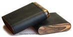 ADORINI  SIGARENKOKER 3-5 SIGAREN - LEER MET HOUT     sk06h, Verzenden, Nieuw, Tabaksdoos of Verpakking