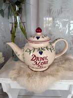 Emma Bridgewater Spongueware past times tea pot izgst, Ophalen of Verzenden