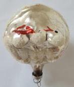 Oude Kerstbal 3 Vogeltjes in Nestje., Ophalen of Verzenden