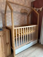 Bopita Babybed My First House Naturel (120x60), Kinderen en Baby's, Ophalen, Zo goed als nieuw, Jongetje of Meisje