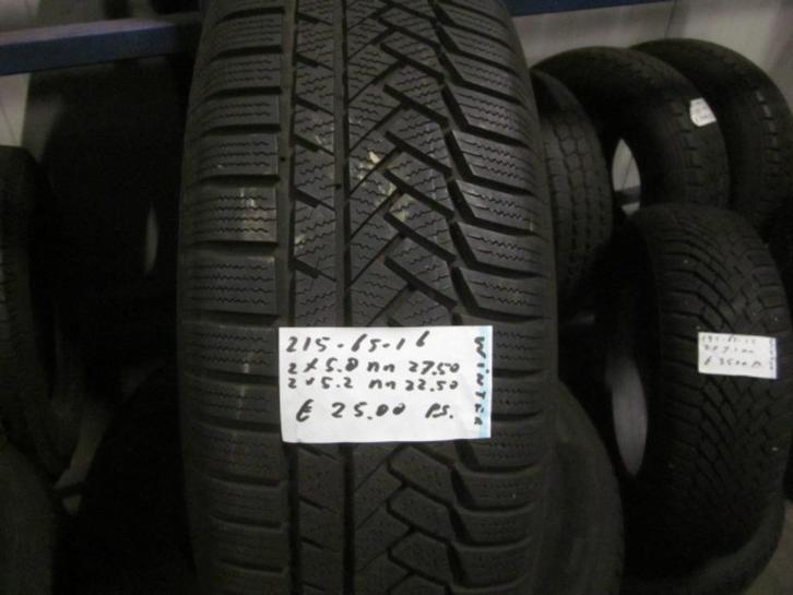 215 65 16 Continental WinterContact TS850P winterbanden, Auto-onderdelen, Banden en Velgen, Banden en Velgen, Winterbanden, 16 inch