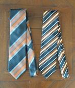 stropdassen, set van 2, polyester, volgnr 39, Kleding | Heren, Stropdassen, Ophalen of Verzenden, Zo goed als nieuw, Overige kleuren