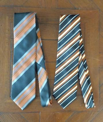 stropdassen, set van 2, polyester, volgnr 39 beschikbaar voor biedingen