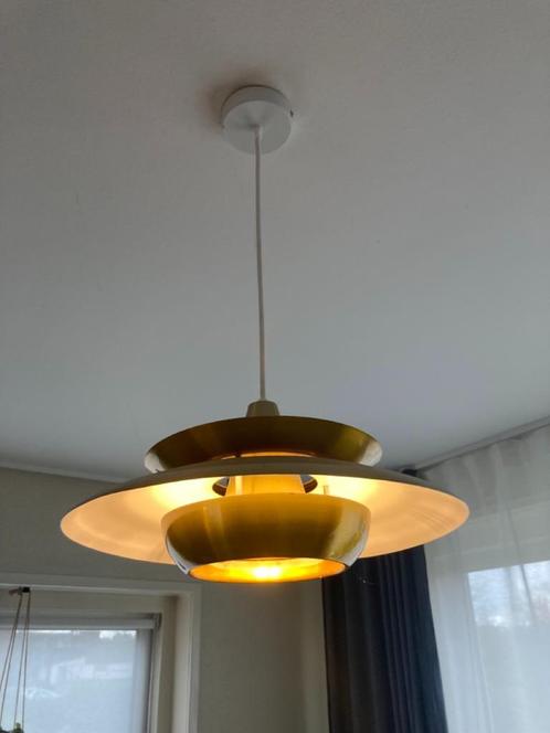 Vintage pendant lamp, Huis en Inrichting, Lampen | Hanglampen, Zo goed als nieuw, Minder dan 50 cm, Metaal, Ophalen of Verzenden