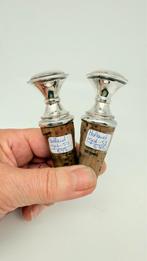 2 gave Ilveren  stoppen met nog de originele kurken er aan., Antiek en Kunst, Antiek | Goud en Zilver, Ophalen of Verzenden, Zilver