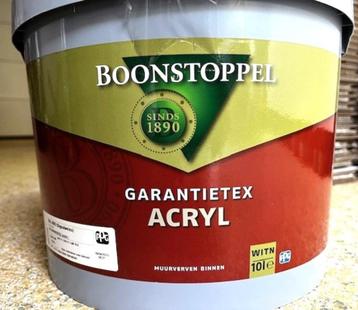 Muurverf, Garantietex, Acryl, Boonstoppel, 10 liter Nieuw beschikbaar voor biedingen