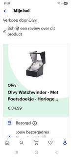Olvy watchwinder, Sieraden, Tassen en Uiterlijk, Horloges | Heren, Ophalen of Verzenden, Gebruikt, Overige merken