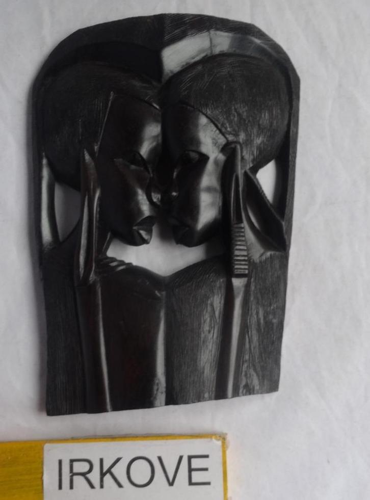 TRIBAAL KUNST VROUWEN FIGUREN * Hout Wand Decoratie *, Antiek en Kunst, Kunst | Beelden en Houtsnijwerken, Verzenden