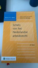 H.L. Bakels - Schets van het Nederlandse arbeidsrecht, Ophalen of Verzenden, Zo goed als nieuw, H.L. Bakels