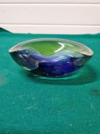 -	schaal murano glas groen blauw, Ophalen of Verzenden