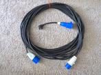 Campingsnoer / kabel 25 meter, met CEE stekkers + verloopje, Caravans en Kamperen, Caravan accessoires, Ophalen, Zo goed als nieuw