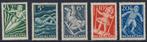 Postfris, Kinderzegels 1948 NVPH 508/512, Verzenden, Na 1940, Postfris