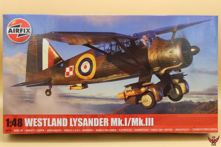 ROWASP | Airfix 1/48 Westland Lysander Mk I/Mk III, Hobby en Vrije tijd, Modelbouw | Vliegtuigen en Helikopters, Nieuw, Vliegtuig