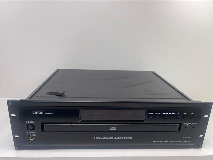 Denon DN-C200P, CD/Mp3 , 5 disks Wisselaar €359,00 nu €95,00, Audio, Tv en Foto, Professionele Audio-, Tv- en Video-apparatuur