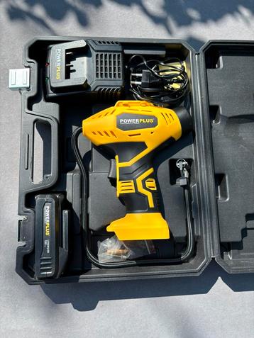 Power PLUS Lucht compressor op accu beschikbaar voor biedingen