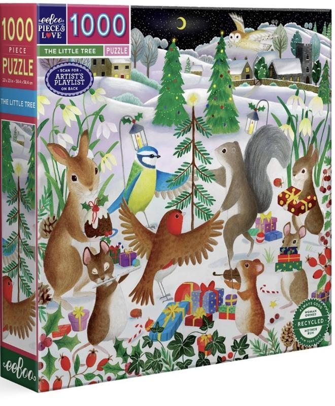 eeBoo - The Little Tree - 1000 stukjes, Hobby en Vrije tijd, Denksport en Puzzels, Nieuw, Legpuzzel, 500 t/m 1500 stukjes, Ophalen of Verzenden