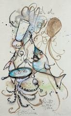 Risotto frutti di mare - Guy Olivier - Werk op papier, Antiek en Kunst, Ophalen