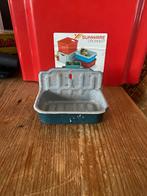 Zeepbakje van emaille. Mooie groenblauwe kleur., Antiek en Kunst, Antiek | Emaille, Ophalen of Verzenden