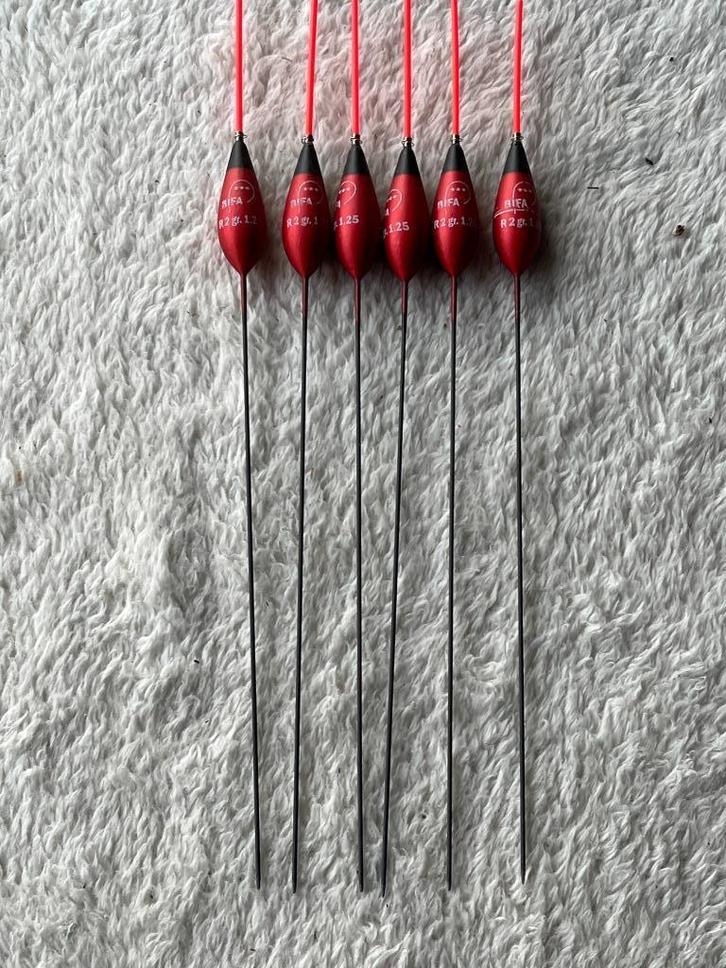 adv 61 / NIEUW set 6 dobbers BIFA 1,25gr, Watersport en Boten, Hengelsport | Witvissen, Nieuw, Overige typen, Ophalen of Verzenden