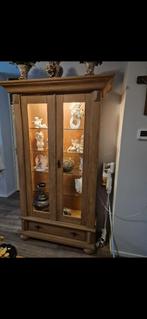 Vitrinekast met lade, Ophalen, Gebruikt, Met deur(en), 200 cm of meer