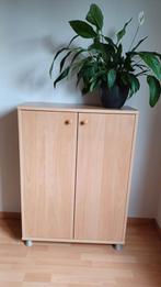 Kast met legplanken.  Half hoog.. Blanc eiken fineer, Ophalen, Gebruikt
