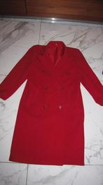 38 RODE wollen WINTERJAS, Ophalen of Verzenden, Zo goed als nieuw, Maat 38/40 (M), Rood