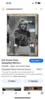 Spiegellijst Marylin  Monroe 60x 50 Eric Kuster, Huis en Inrichting, Woonaccessoires | Lijsten, Ophalen, Zo goed als nieuw, Hout