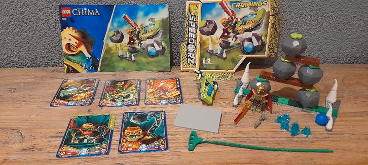 Lego 70103 Chima Bowlen met rotsblokken en gamekaarten zgan, Kinderen en Baby's, Speelgoed | Duplo en Lego, Zo goed als nieuw